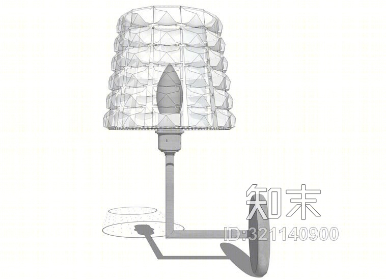 壁灯SU模型下载【ID:321140900】