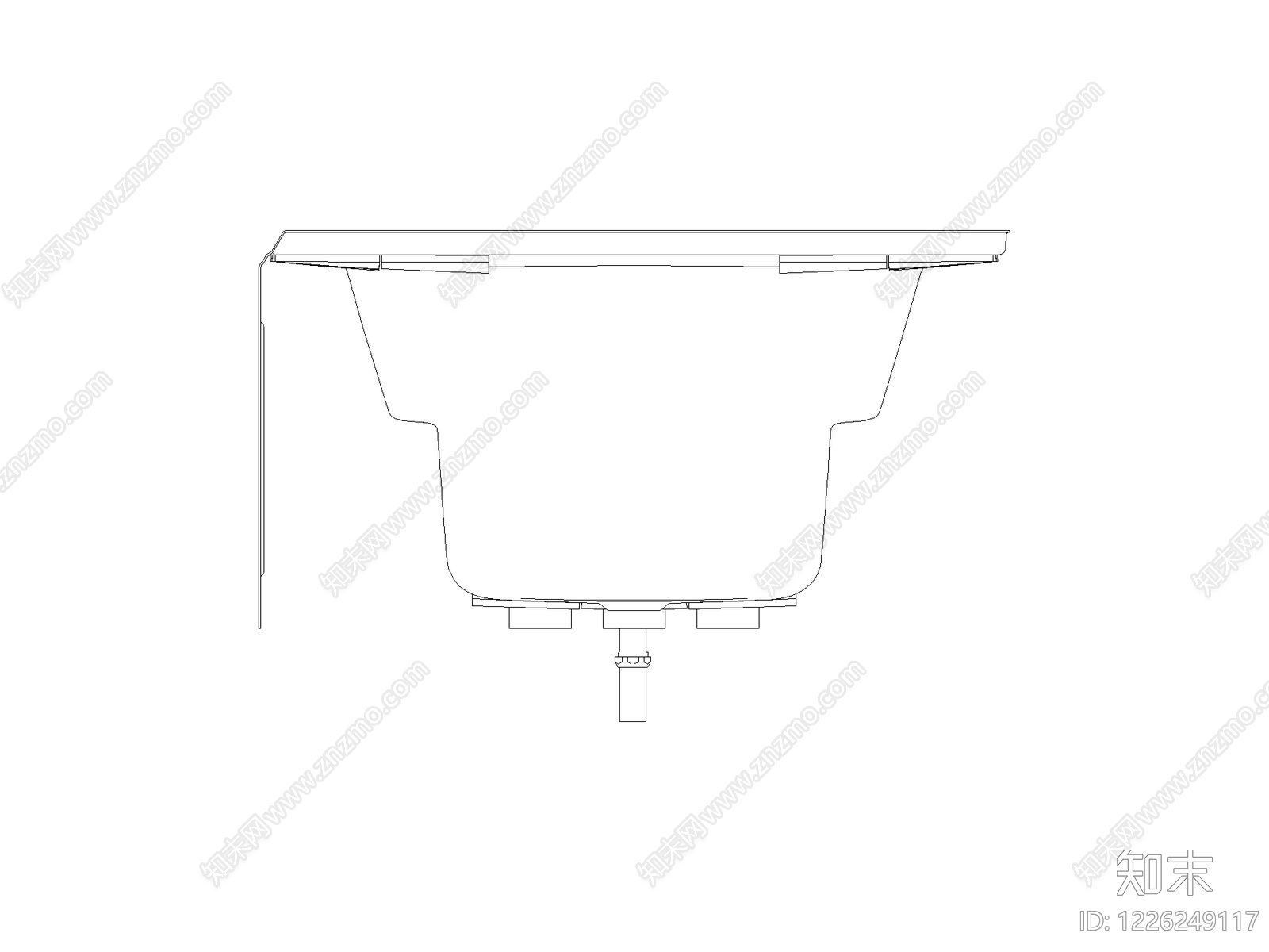 卫浴设施cad施工图下载【ID:1226249117】