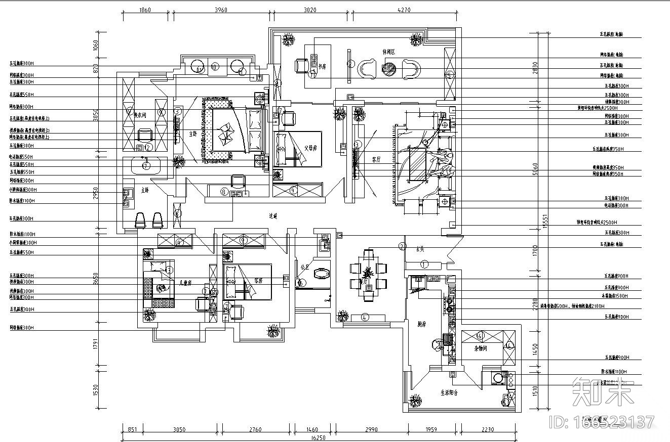 中式风格静月听禅满庭芳施工图设计cad施工图下载【ID:166523137】