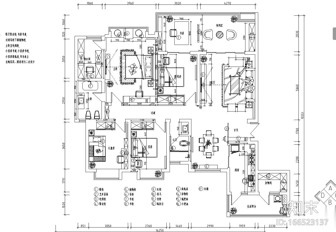 中式风格静月听禅满庭芳施工图设计cad施工图下载【ID:166523137】