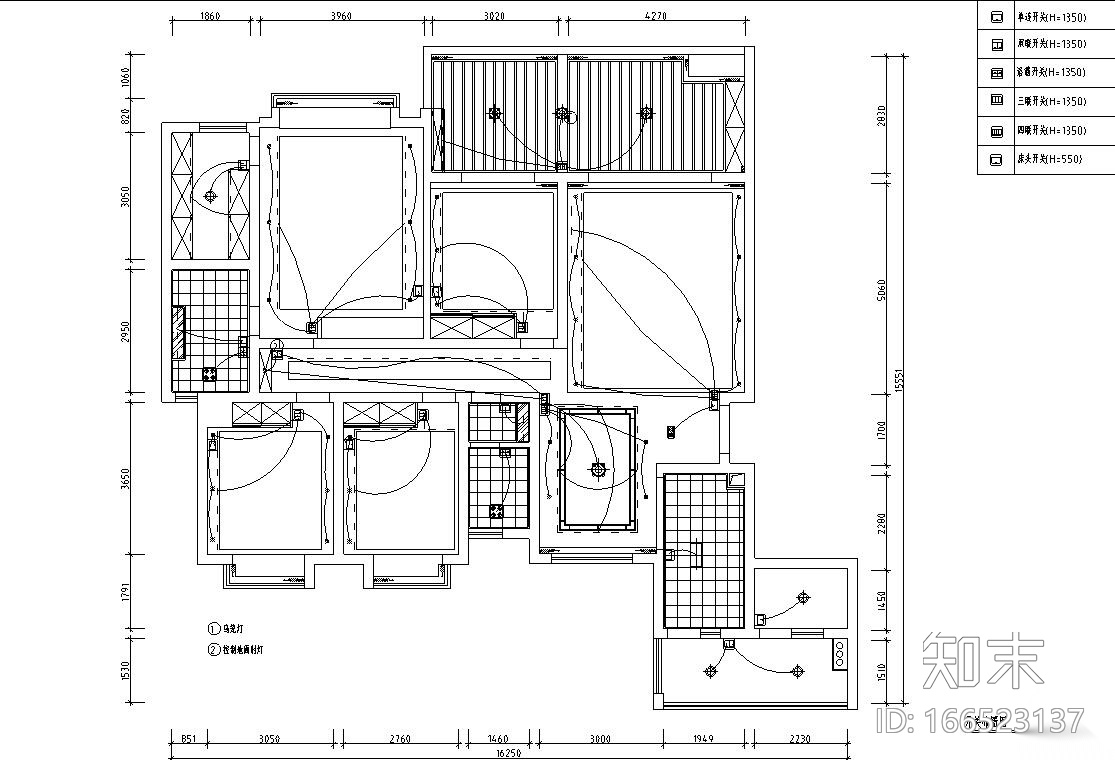 中式风格静月听禅满庭芳施工图设计cad施工图下载【ID:166523137】