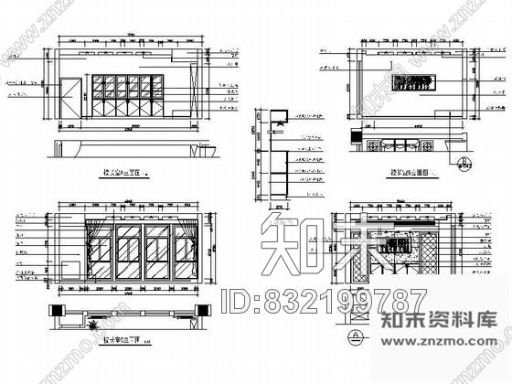 图块/节点小学校长办公室立面图施工图下载【ID:832199787】