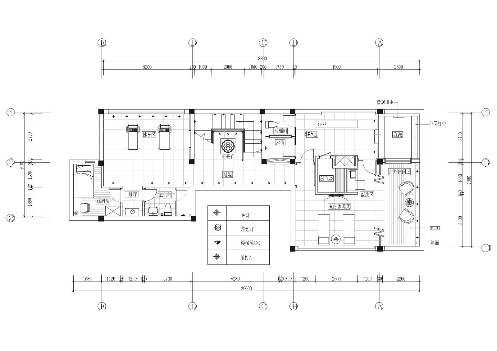 ​[福建]380㎡现代四居室别墅样板房施工图cad施工图下载【ID:160015102】