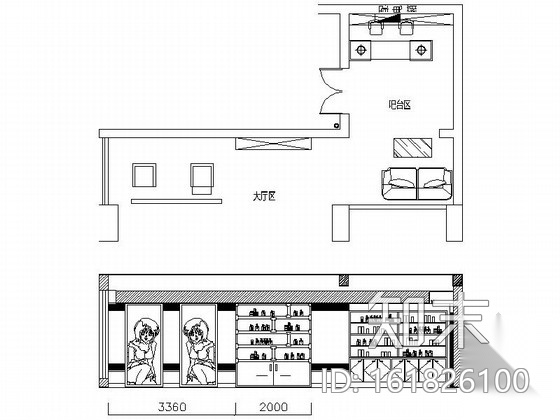 [浙江]高档奢华美发会所室内装修图（含效果）施工图下载【ID:161826100】