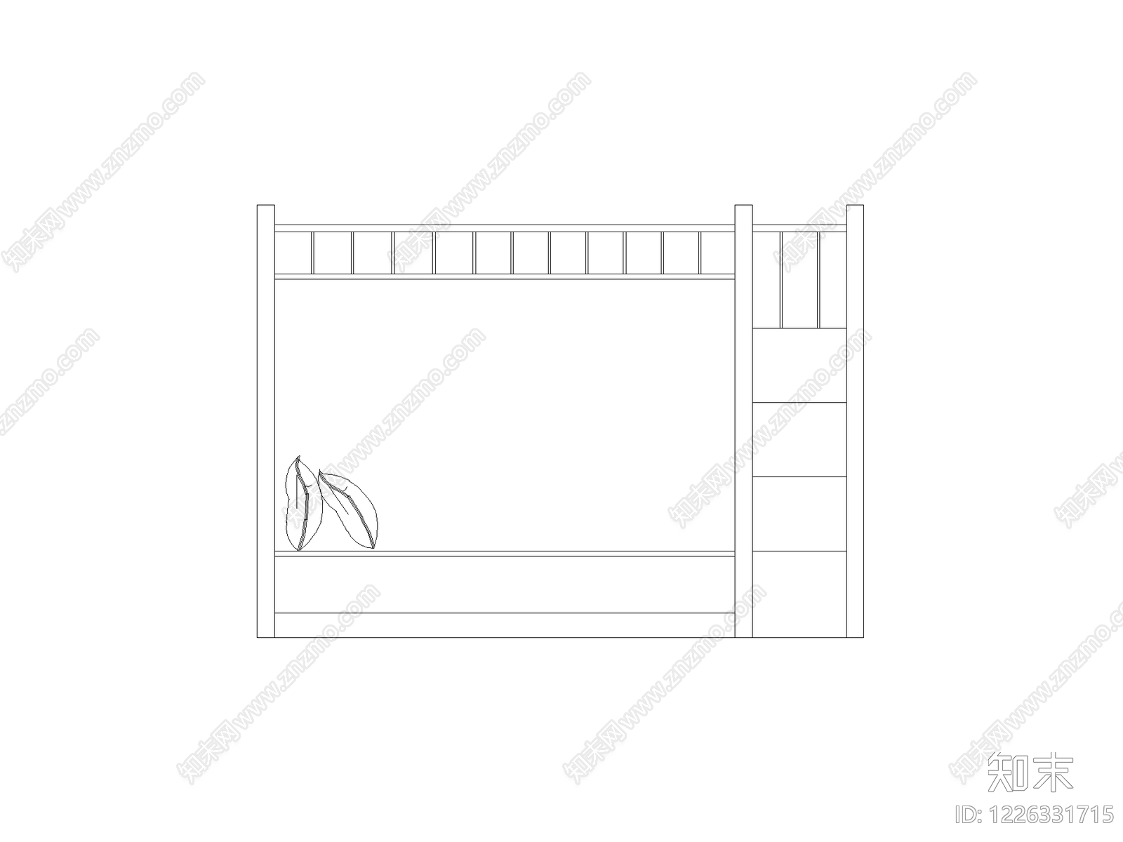 床CAD图纸