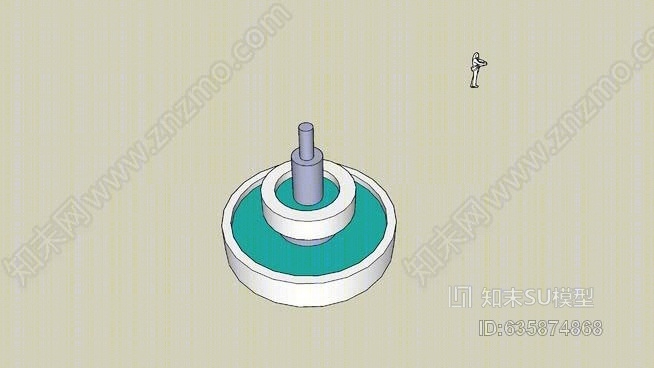 喷泉SU模型下载【ID:635874868】