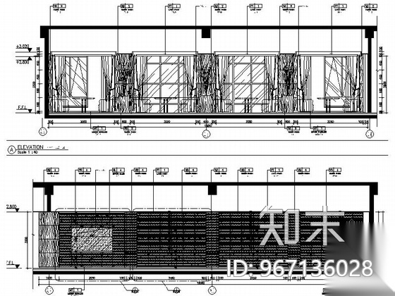 [北京]建筑工程企业集团现代办公楼装修图（含效果）cad施工图下载【ID:967136028】