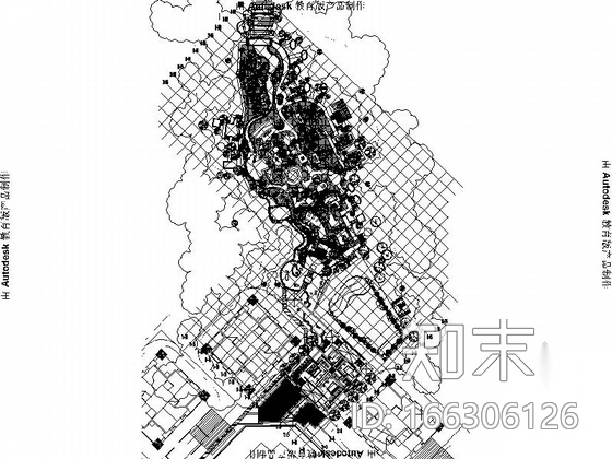 [辽宁]温泉周边环境绿化设计施工图cad施工图下载【ID:166306126】