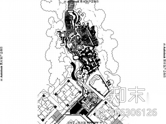 [辽宁]温泉周边环境绿化设计施工图cad施工图下载【ID:166306126】