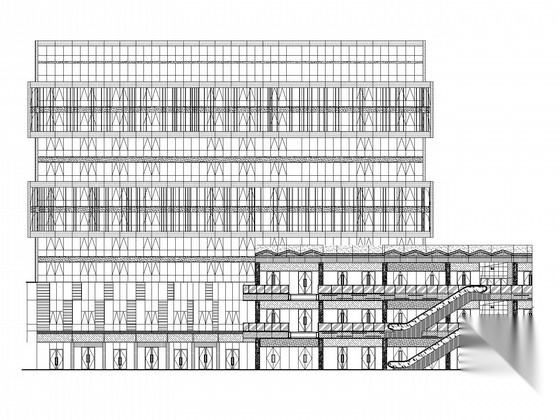 [广州]某知名广场规划建筑施工图（含酒店及办公楼等）cad施工图下载【ID:164863106】