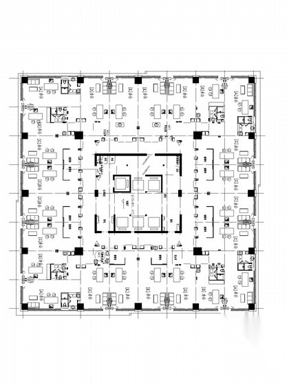 [广州]某知名广场规划建筑施工图（含酒店及办公楼等）cad施工图下载【ID:164863106】