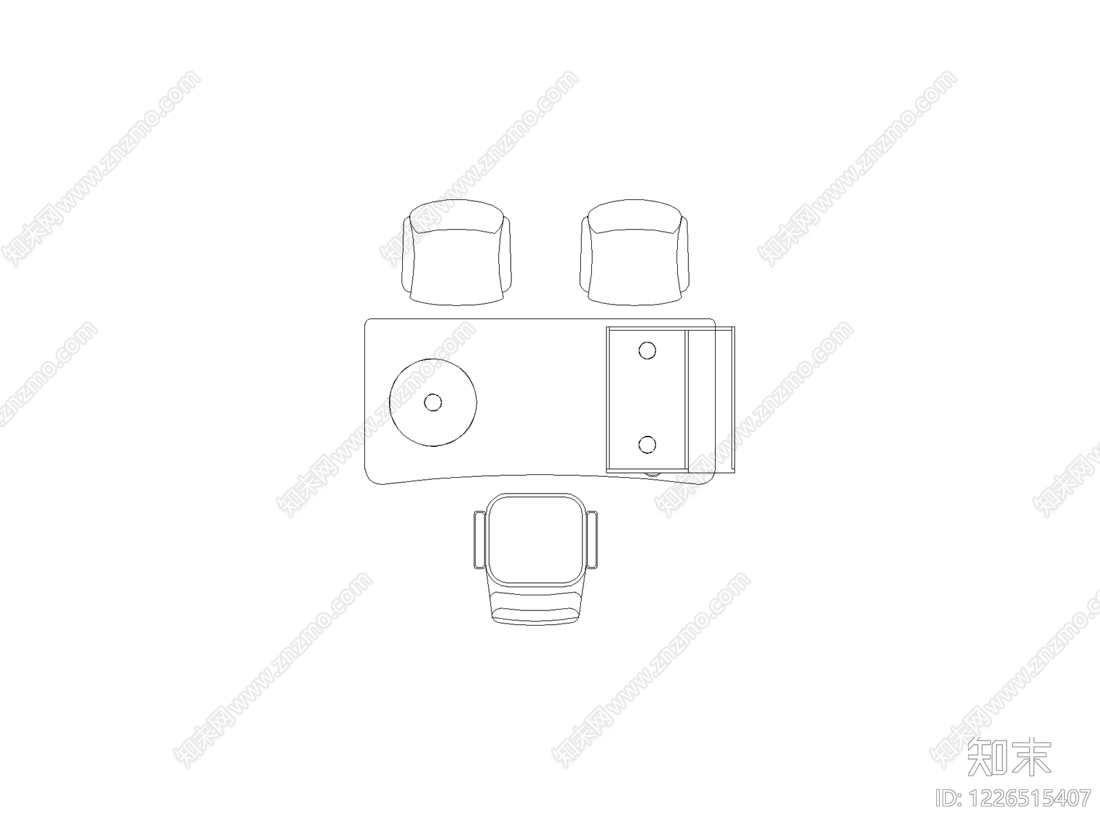 桌子CAD图纸