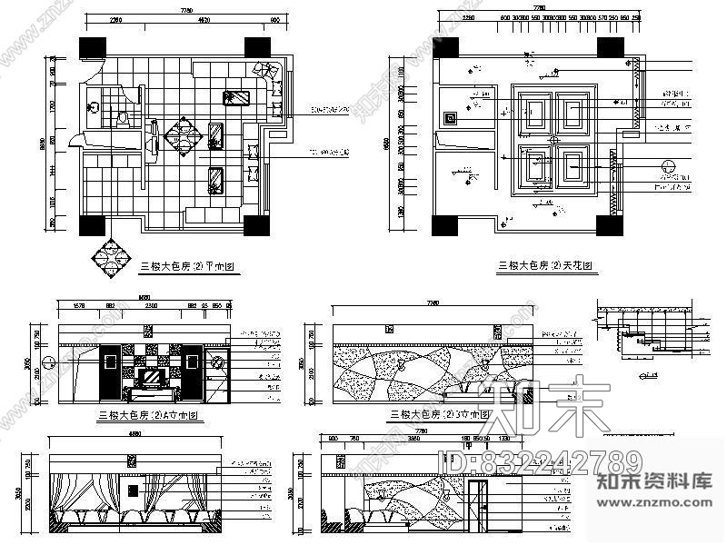 图块/节点KTV包房详图Ⅵcad施工图下载【ID:832242789】