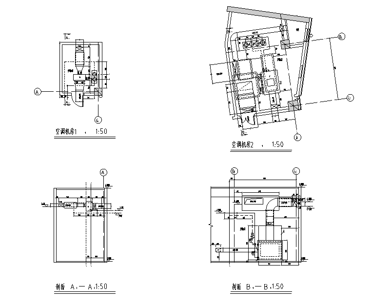 上海市学校暖通工程施工图（建筑、水、电全套）施工图下载【ID:166847171】