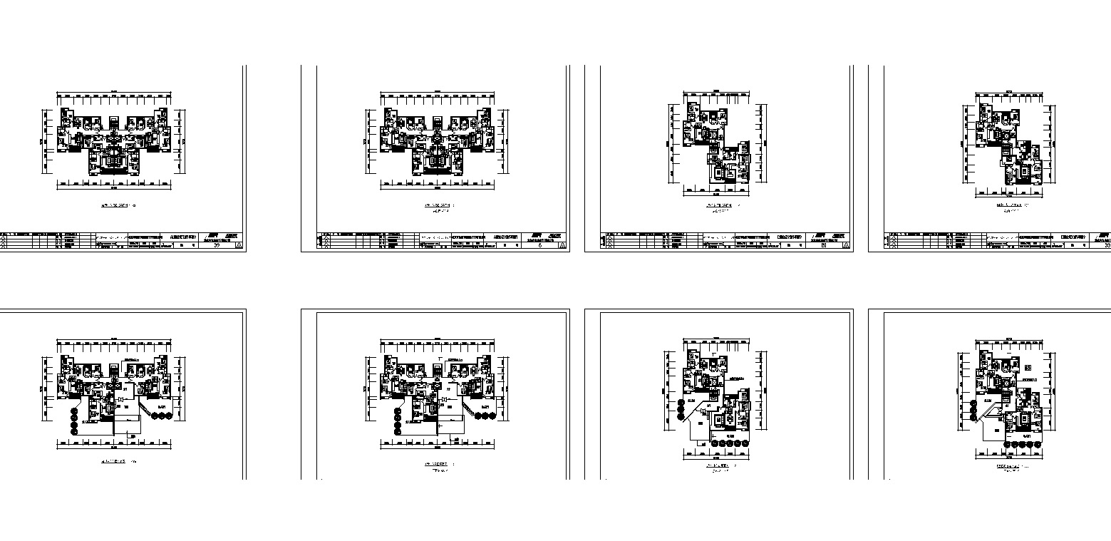 [北京]新北京故事居住区景观CAD施工图（含手绘方案及室...cad施工图下载【ID:161078145】