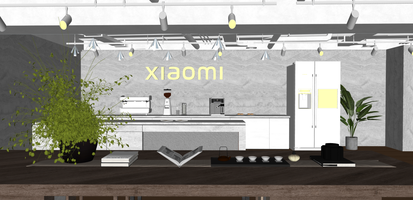现代工作室SU模型下载【ID:1216076743】
