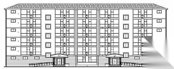 某六层厂区宿舍楼工程建筑扩初图cad施工图下载【ID:149571117】
