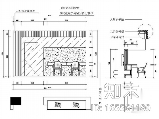 [长沙]某精品公寓三室两厅室内装修图cad施工图下载【ID:165561180】