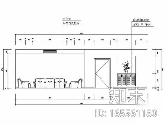 [长沙]某精品公寓三室两厅室内装修图cad施工图下载【ID:165561180】