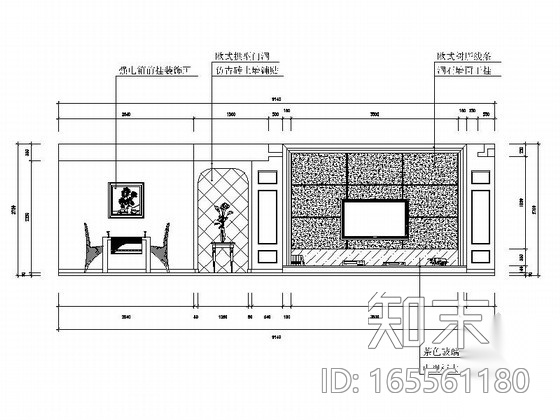 [长沙]某精品公寓三室两厅室内装修图cad施工图下载【ID:165561180】