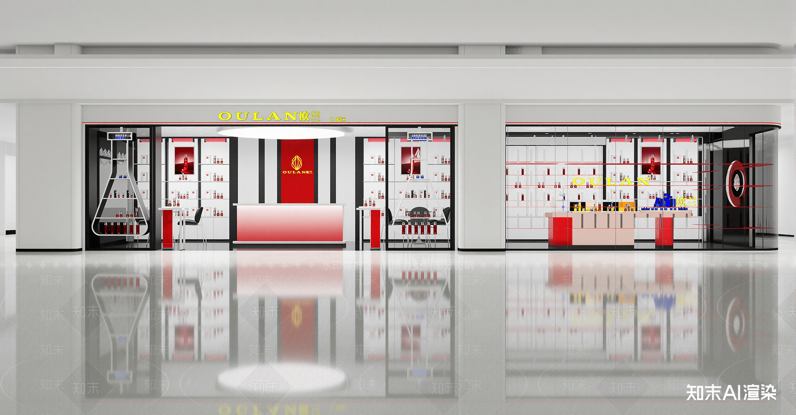 现代美妆店SU模型下载【ID:1216005960】