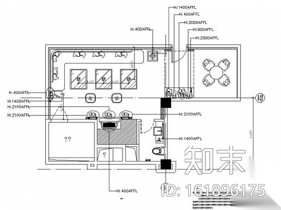 [广东]五星级酒店简约现代KTV包间装修施工图cad施工图下载【ID:161896175】