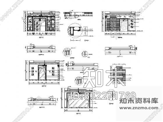 图块/节点豪华别墅餐厅装修详图cad施工图下载【ID:832271769】