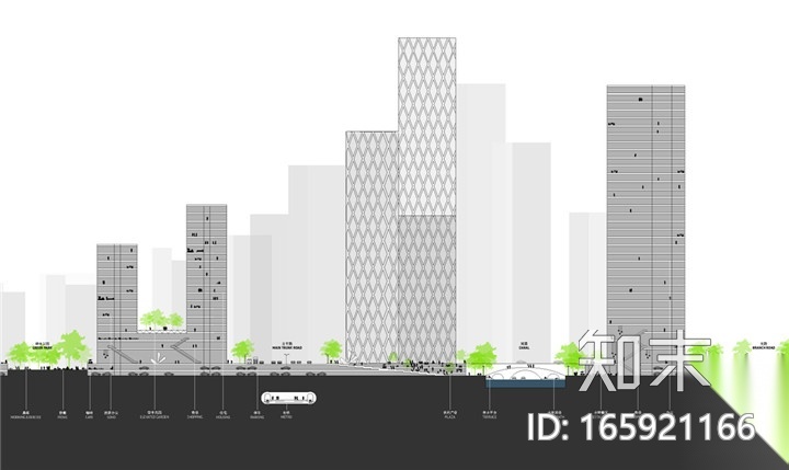 [合集]“经济中心”滨海规划方案（7家公司竞标方案）cad施工图下载【ID:165921166】