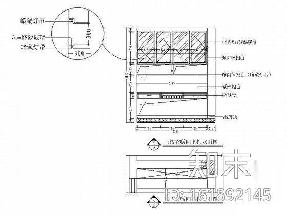 时尚精品四层别墅室内装修图cad施工图下载【ID:161892145】