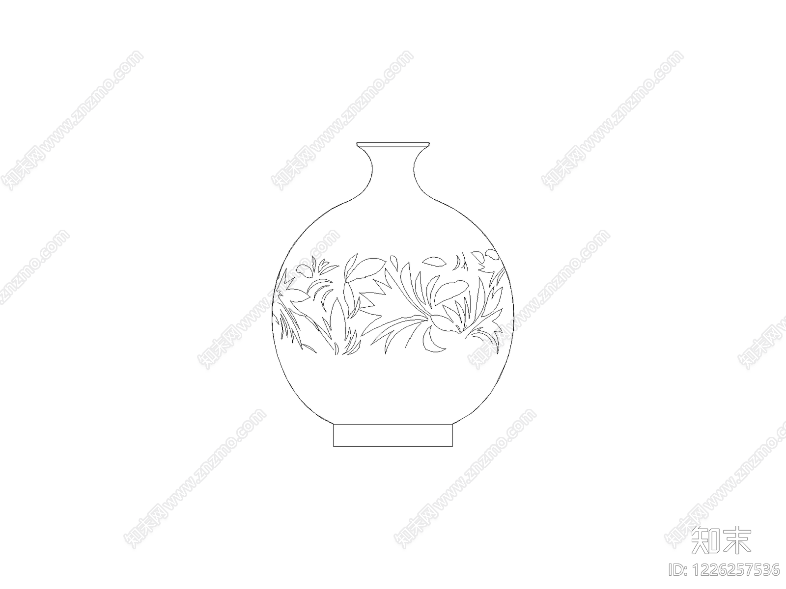 陈设类立面挂画cad施工图下载【ID:1226257536】