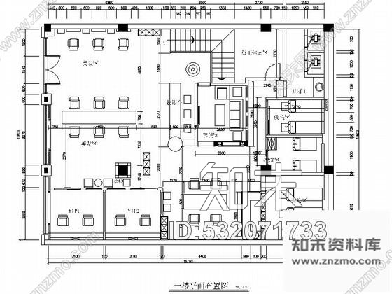 施工图广州欧陆风格奢华美容美发店室内装修施工图含效果图施工图下载【ID:532071733】