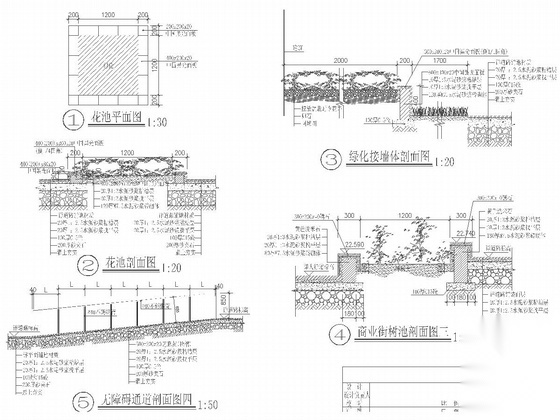 [湖北]商住混合型居住区景观规划设计施工图cad施工图下载【ID:161061191】