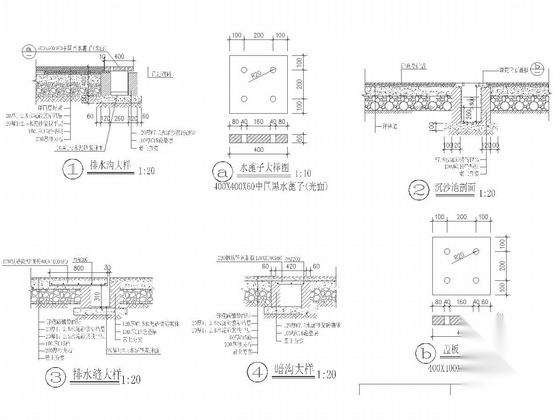[湖北]商住混合型居住区景观规划设计施工图cad施工图下载【ID:161061191】