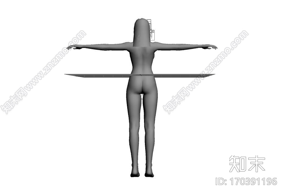 惊艳美女CG模型下载【ID:170391196】