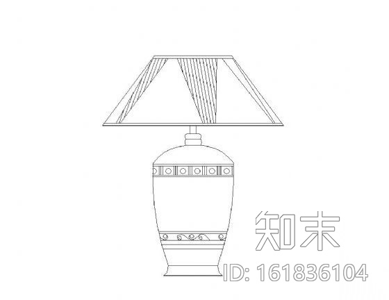 各式台灯图块集cad施工图下载【ID:161836104】