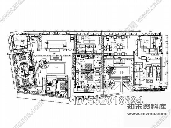 施工图云南丽江某古建酒店客栈装修图施工图下载【ID:532018694】