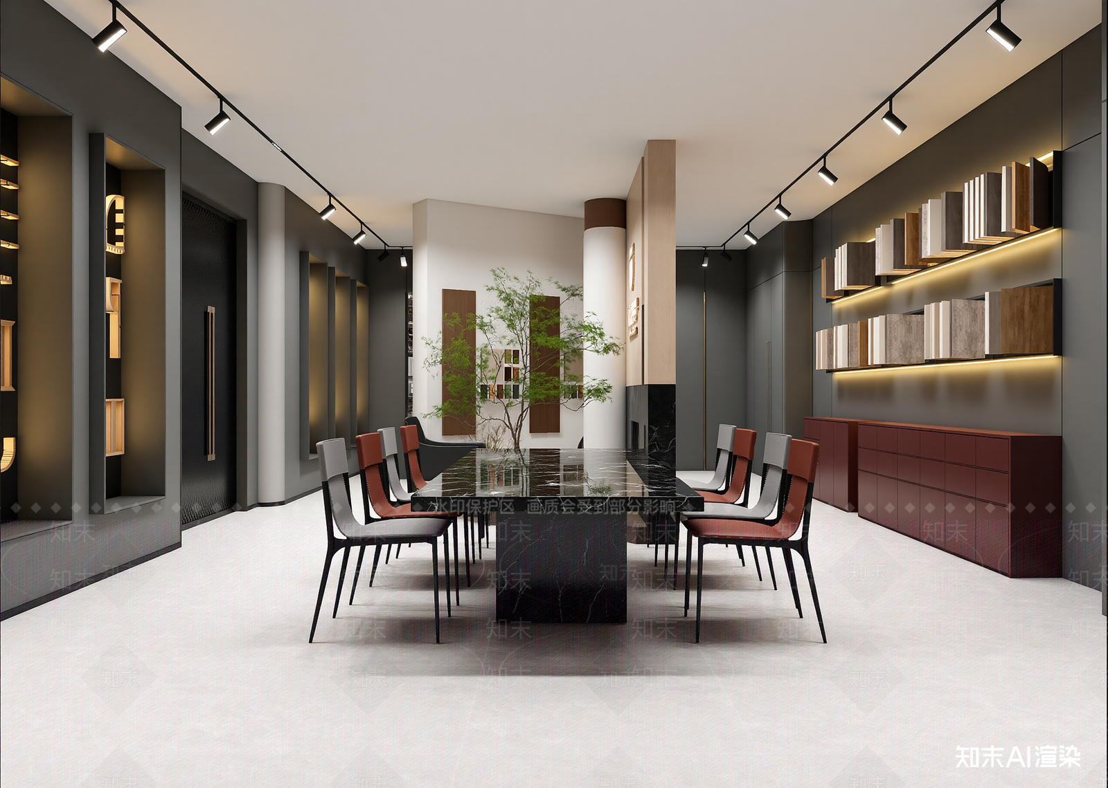 现代家具展厅3D模型下载【ID:1215085844】