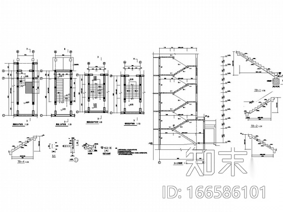 [河北]六层砖混结构住宅结构施工图cad施工图下载【ID:166586101】