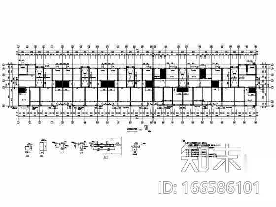 [河北]六层砖混结构住宅结构施工图cad施工图下载【ID:166586101】