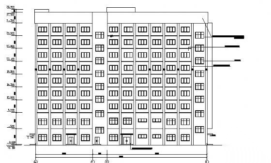 某九层四星级酒店建筑方案图纸cad施工图下载【ID:151536172】
