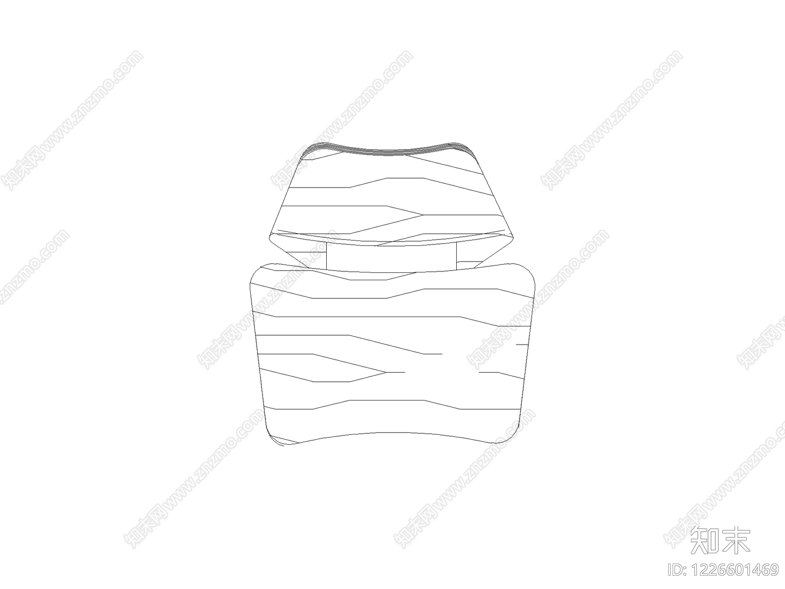 现代椅子CAD图纸