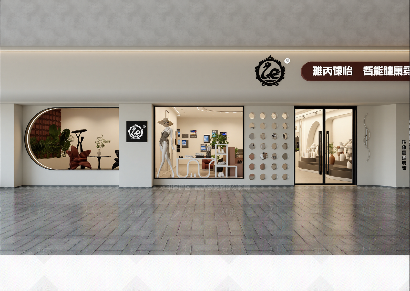 现代医疗展厅3D模型下载【ID:1214992952】