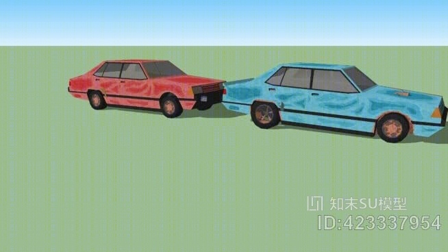 旧车SU模型下载【ID:423337954】