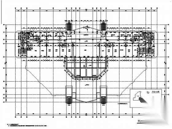 [上海]10层现代风格高校图书馆建筑施工图（知名设计院）cad施工图下载【ID:165407183】