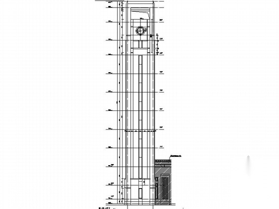 [上海]10层现代风格高校图书馆建筑施工图（知名设计院）cad施工图下载【ID:165407183】