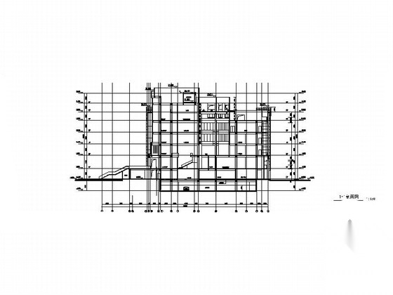 [上海]10层现代风格高校图书馆建筑施工图（知名设计院）cad施工图下载【ID:165407183】