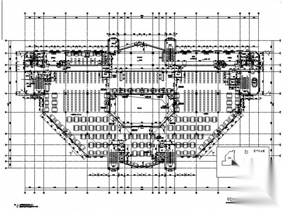 [上海]10层现代风格高校图书馆建筑施工图（知名设计院）cad施工图下载【ID:165407183】