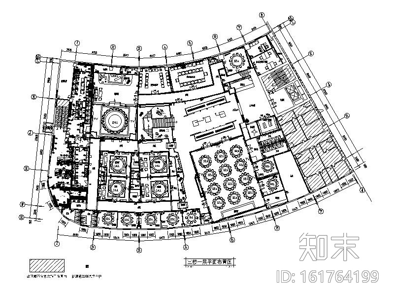 [北京]连锁中餐厅设计CAD施工图（含实景图）cad施工图下载【ID:161764199】