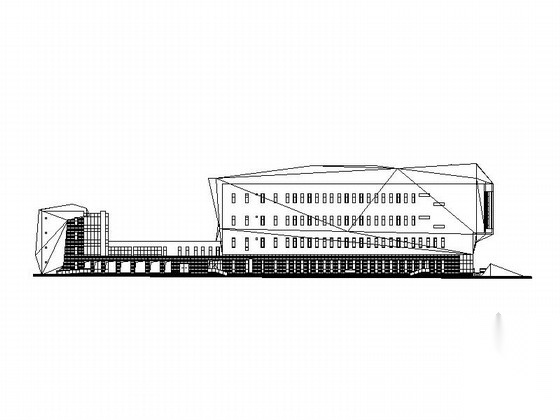 [内蒙古]四层超现代市级博物馆及档案馆建筑施工图施工图下载【ID:165408132】