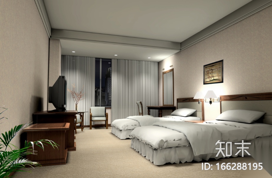中国移动通信大楼办公空间设计施工图（附效果图）cad施工图下载【ID:166288195】